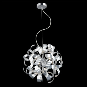 LUXERA&nbsp;64348 závěsné&nbsp;svítidlo RIBBON. Max.příkon 5x33W&nbsp;G9. Materiál kov. Barva chrom,matná stříbrná. Označení: 64