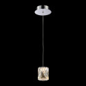 LUXERA&nbsp;62404 závěsné&nbsp;svítidlo&nbsp;POLAR&nbsp; . Max.příkon 5W LED 3000K&nbsp;. Materiál kov,křišťál. Barva chrom,sklo