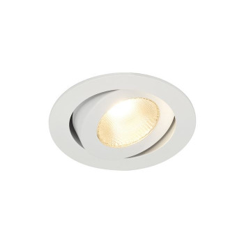 CONTONE Downlight, výkyvná, kruhová, bílá, 13 W LED, teplá bílá - BIG WHITE LA 161271