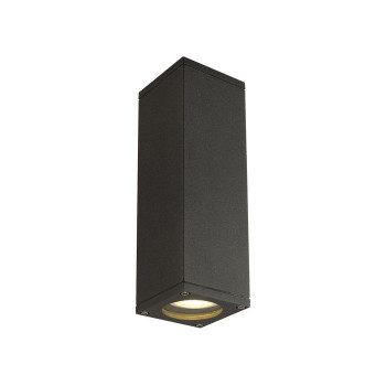 THEO UP-DOWN OUT wall light, square, anthracite, GU10, max. 2x35W - BIG WHITE LA 229535