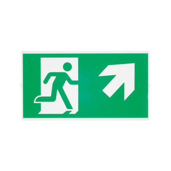 P-LIGHT Emergency stair sign, small, zelená - BIG WHITE LA 240007