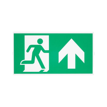 P-LIGHT Emergency stair sign, big, zelená - BIG WHITE LA 240008