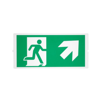 P-LIGHT Emergency , stair signs for areal light, zelená - BIG WHITE LA 240010