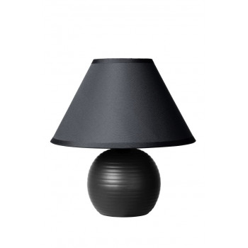 Lucide KADDY - stolní lampa - Ø 20 cm - Černá 14550/81/30