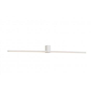 Lucide SIRIUS - koupelnové svítidlo nad zrcadlo - Ø 1,6 cm - stmívatelné - 2x4W 3000K - IP54 - Bílá 23257/08/31