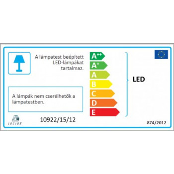 LUCIDE 10922/15/12 JEO-LED bodové svítidlo. Svítidlo 3x5W LED s paticí GU10, 3x350lm, 2700K. LED žárovky jsou součástí svítidla.