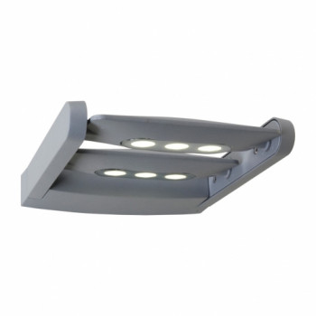 EMITHOR AWAX 6x3W LED,IP 54,SILVER/CLEAR