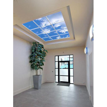 LED světelný panel 240x120 cm s dekorativním motivem - mrak
