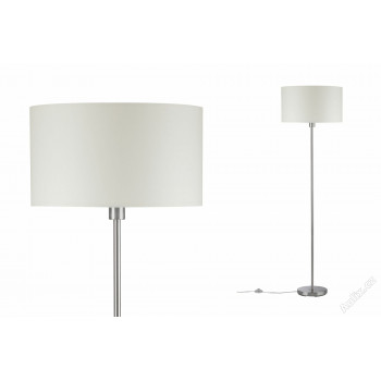 Stojací lampa Tessa max.50W E27 krémová + kartáč.železo - PAULMANN