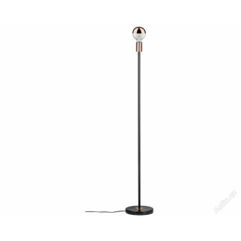 Stojací lampa Neordic Nordin černá / měď / mramor - PAULMANN 796.14