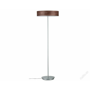 Stojací lampa Neordic Liska dřevo / chrom matný - PAULMANN 796.85
