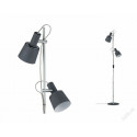 Stojací lampa Neordic Haldar šedá / chrom matný - PAULMANN 796.90