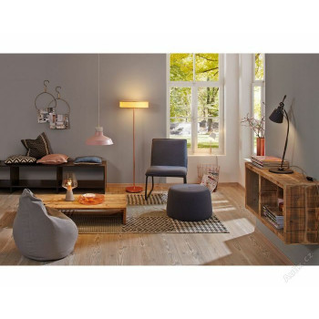 Stojací lampa Neordic Haldar šedá / chrom matný - PAULMANN 796.90