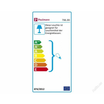 Stojací lampa Neordic Haldar šedá / chrom matný - PAULMANN 796.90