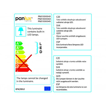 SATURN LED přisazené svítidlo 15W, černá - neutrální