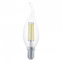 Plápolající LED svíčka E14/350lm/4W/2700K – EGLO 11497