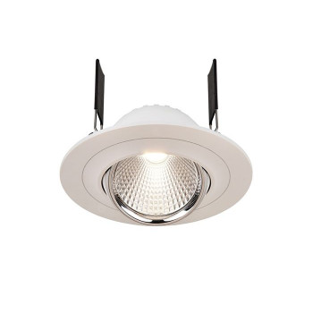 Zápustné stropní svítidlo Saturn bílá 8W LED 4000K 580lm - LIGHT IMPRESSIONS