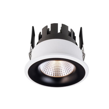 Zápustné svítidlo Orionis bílá/černá LED 6,50W 2700K 645lm - LIGHT IMPRESSIONS