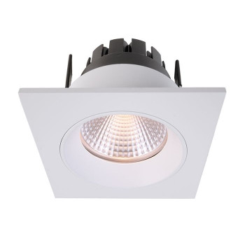 Zápustné svítidlo Orionis hranaté bílé LED 6,50W 2700K 645lm - LIGHT IMPRESSIONS