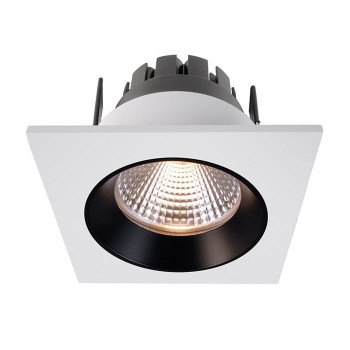 Zápustné svítidlo Orionis hranaté bílá/černá LED 6,50W 2700K 645lm - LIGHT IMPRESSIONS