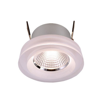 Zápustné svítidlo COB 68 akrylát čirý/satin LED 8W 2400-6500K 590lm - LIGHT IMPRESSIONS