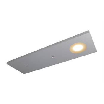 Nábytkové zápustné svítidlo Fine II, mat.stříbrná, 3W LED, 3000K, 280lm - LIGHT IMPRESSIONS