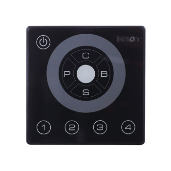 Dotykový panel - kontroler ART 4 RGBW černý 12-24V - LIGHT IMPRESSIONS