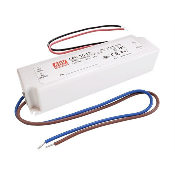 Napaječ Mean Well Input 230V AC Output 12V DC 3A 35W - LIGHT IMPRESSIONS