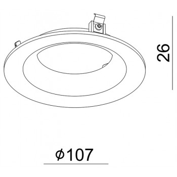 Deko-Light kroužek pro reflektor černá pro sérii Uni II Max - LIGHT IMPRESSIONS