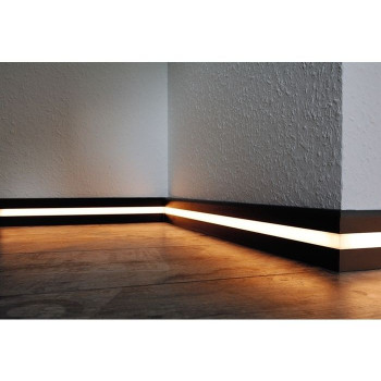 Profil AM-02-10 podlahová lišta elox.hliník pro 10-11,3mm LED pásek, 3m - LIGHT IMPRESSIONS
