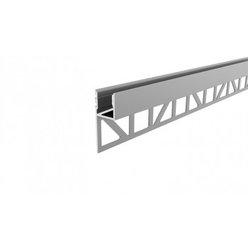 Reprofil dlaždicový profil svítící horní část stříbrná elox 2000 mm - LIGHT IMPRESSIONS