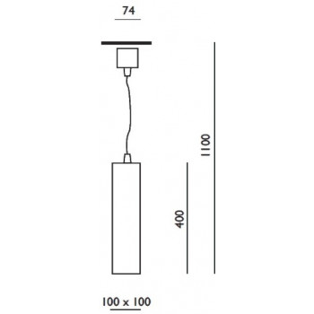 Závěsné sádrové svítidlo Bubble LED 5,8W 230V + LED 12V MR16 3000K - ECO-DESIGN - ECO DESIGN