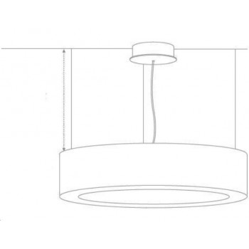 Závěsné svítidlo GABY 60Z LED 59,2W 230V 6968lm 3000K - ECO-DESIGN