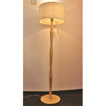 Vista stojací lampa 1xE27 - přírodní dřevo - VST13206