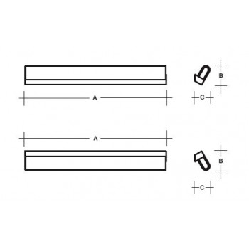 Nástěnné svítidlo AULA 32W LED 3000K akrylátové sklo argento dorato AU3.L1.1200.70 - LUCIS