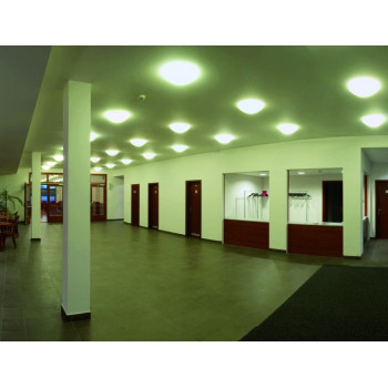 Stropní a nástěnné svítidlo CHARON IP44 11,5W LED 4000K sklo opál PS24.L2.T12 - LUCIS