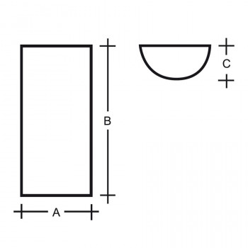 Nástěnné svítidlo MAIA PMMA 4x60W E14 akrylátové sklo opál S3.14W PA - LUCIS