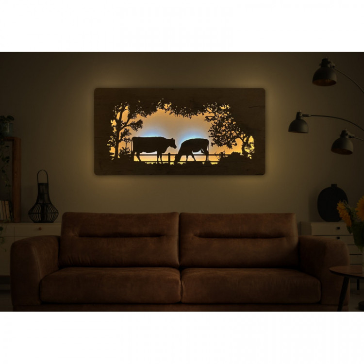 Li-Go "Kravičky" světelný obraz s baterií 120x60cm , Li-Go, TRENDY svítidla