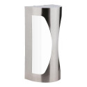 TRAPANI 1xE27/13W,IP44,STAINL STEEL/OPAL