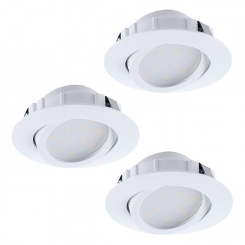 Eglo 95851 - SADA 3x LED podhledové svítidlo PINEDA 3xLED/6W/230V