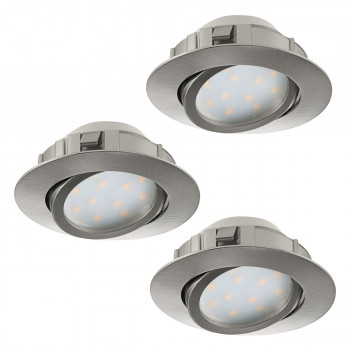 Eglo 95853 - SADA 3x LED podhledové svítidlo PINEDA 3xLED/6W/230V