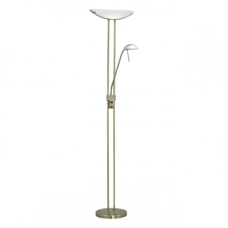 EGLO 85974 - Stmívatelná stojací lampa BAYA 1xR7s/230W + 1xG9/33W bronz