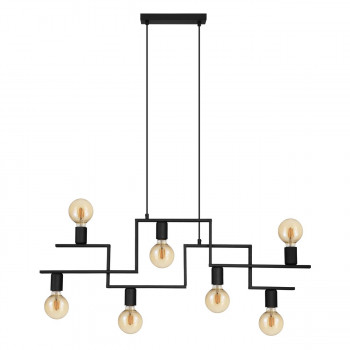 Eglo 43365 - Lustr na lanku FEMBARD 7xE27/60W/230V