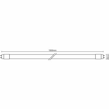 LED trubica 22W - T8/1500mm/6500K, 25ks - TLS203/25