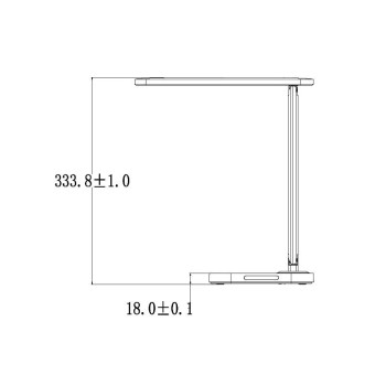 LED lampička KIARA 7W stmívatelná s USB + noč.světlo + časovač - DL4304/B