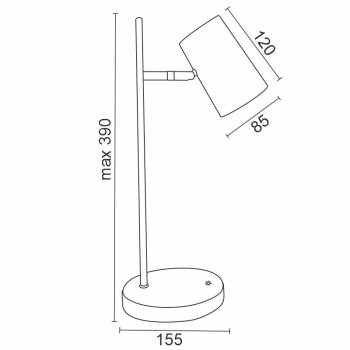 LED lampička ALICE 5W stmívatelná - DL1205/W