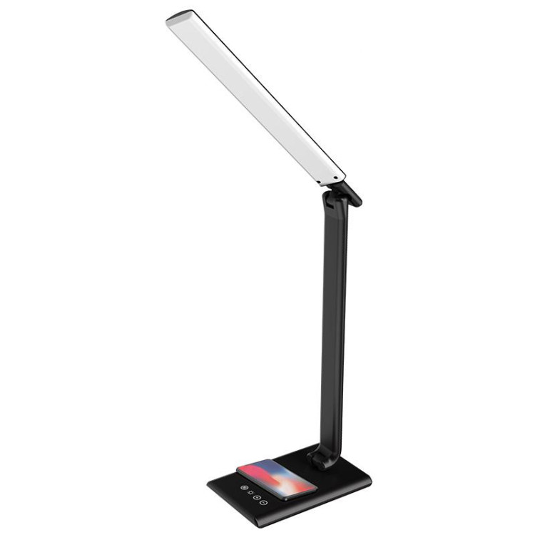 LED lampička MEGGIE stmívatelná s bezdr.nab. a USB 8W - DL3304/B, Nedes, TRENDY svítidla