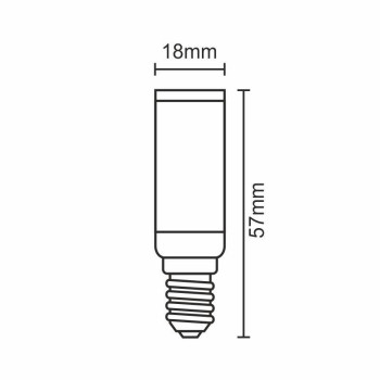 LED 5W-E14/SMD/4000K-ZLS022C