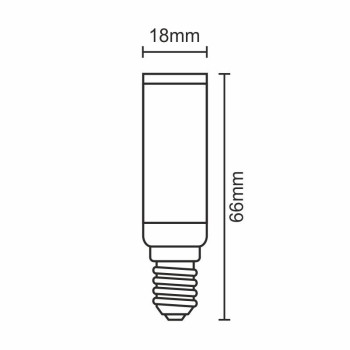 LED 7W-E14/SMD/2800K-ZLS013C