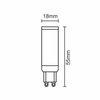 LED 5W-G9/SMD/2800K-ZLS615C